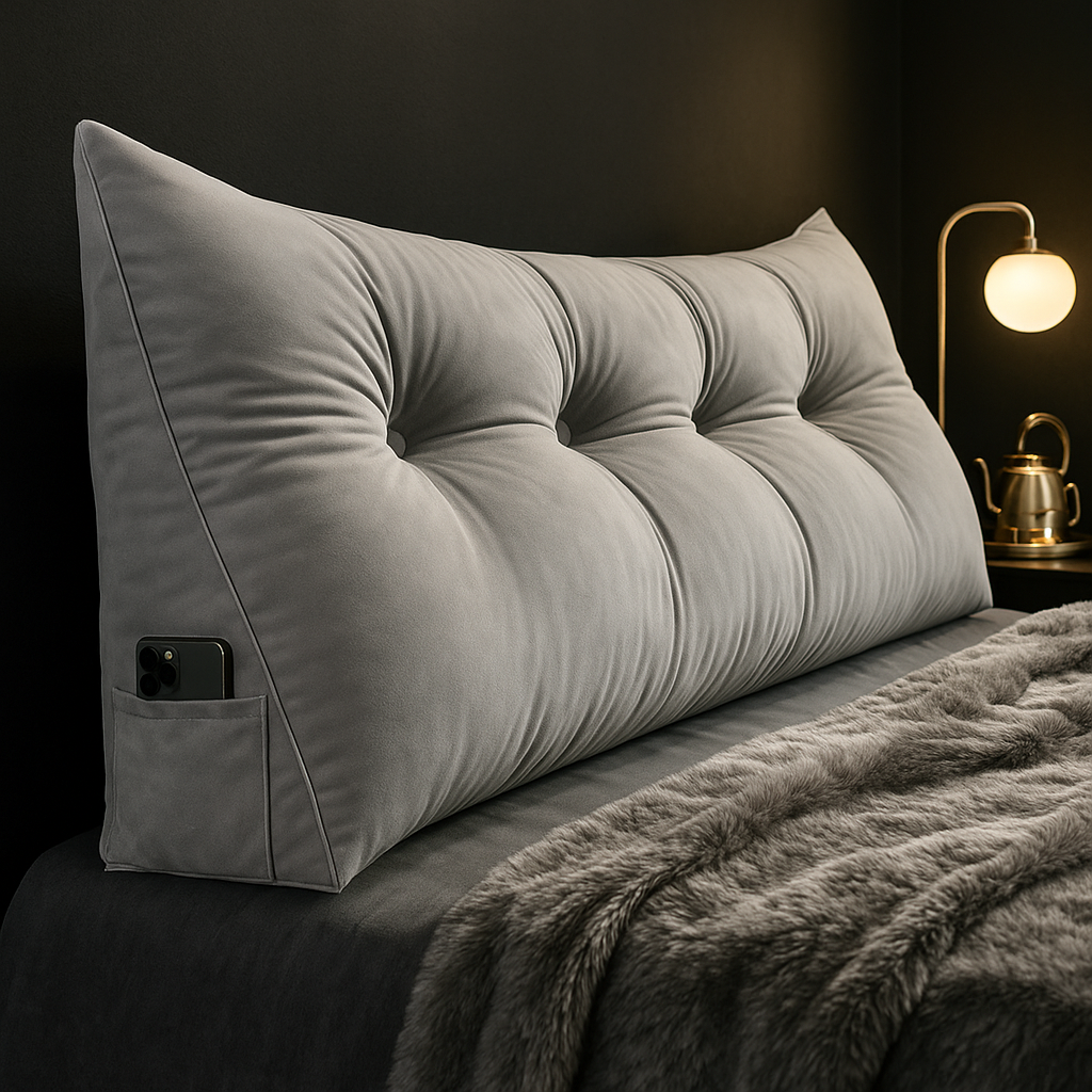 Large Bed Wedge Pillow | Angled Foam Support
