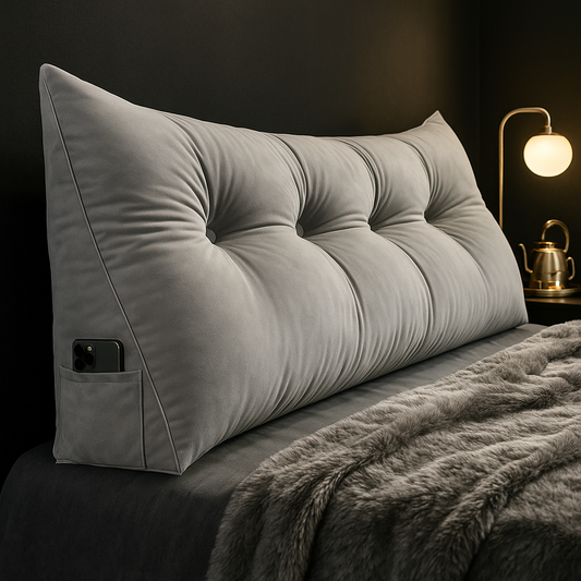 Large Bed Wedge Pillow | Angled Foam Support