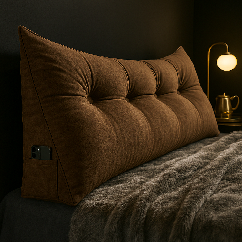 Large Bed Wedge Pillow | Angled Foam Support
