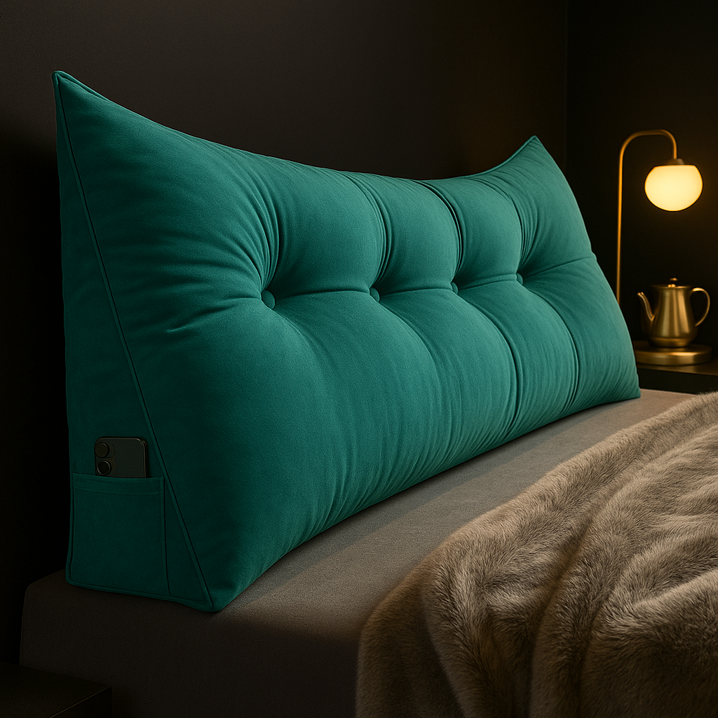 Large Bed Wedge Pillow | Angled Foam Support