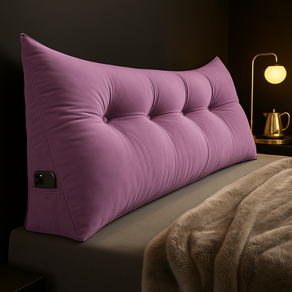 Large Bed Wedge Pillow | Angled Foam Support