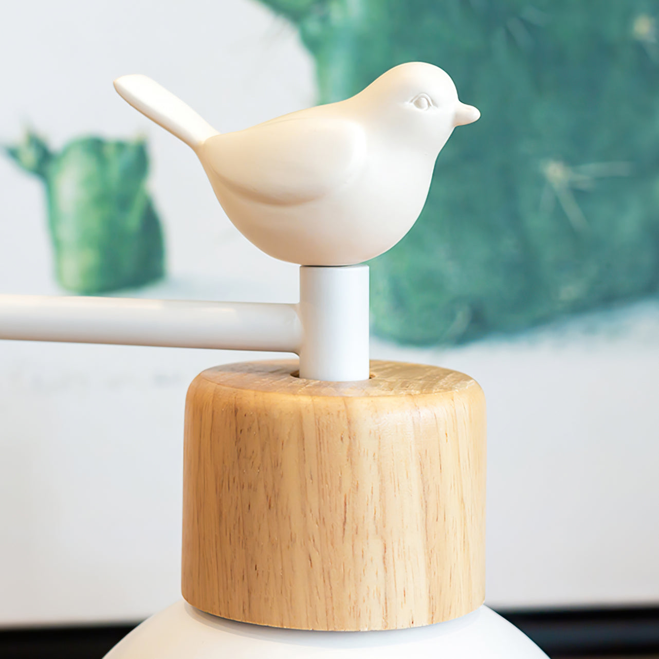 Whimsical Wall Light | Perched Bird Figurine Sculptural Sconce Fixture