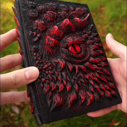 3D Dragon Eye Embossed Journal