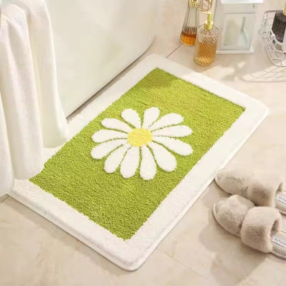 DaisyBloom | Non-Slip Bath Mat – Soft Microfiber Floral Design 6