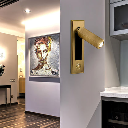 Inset Bedside Reading Wall Light
