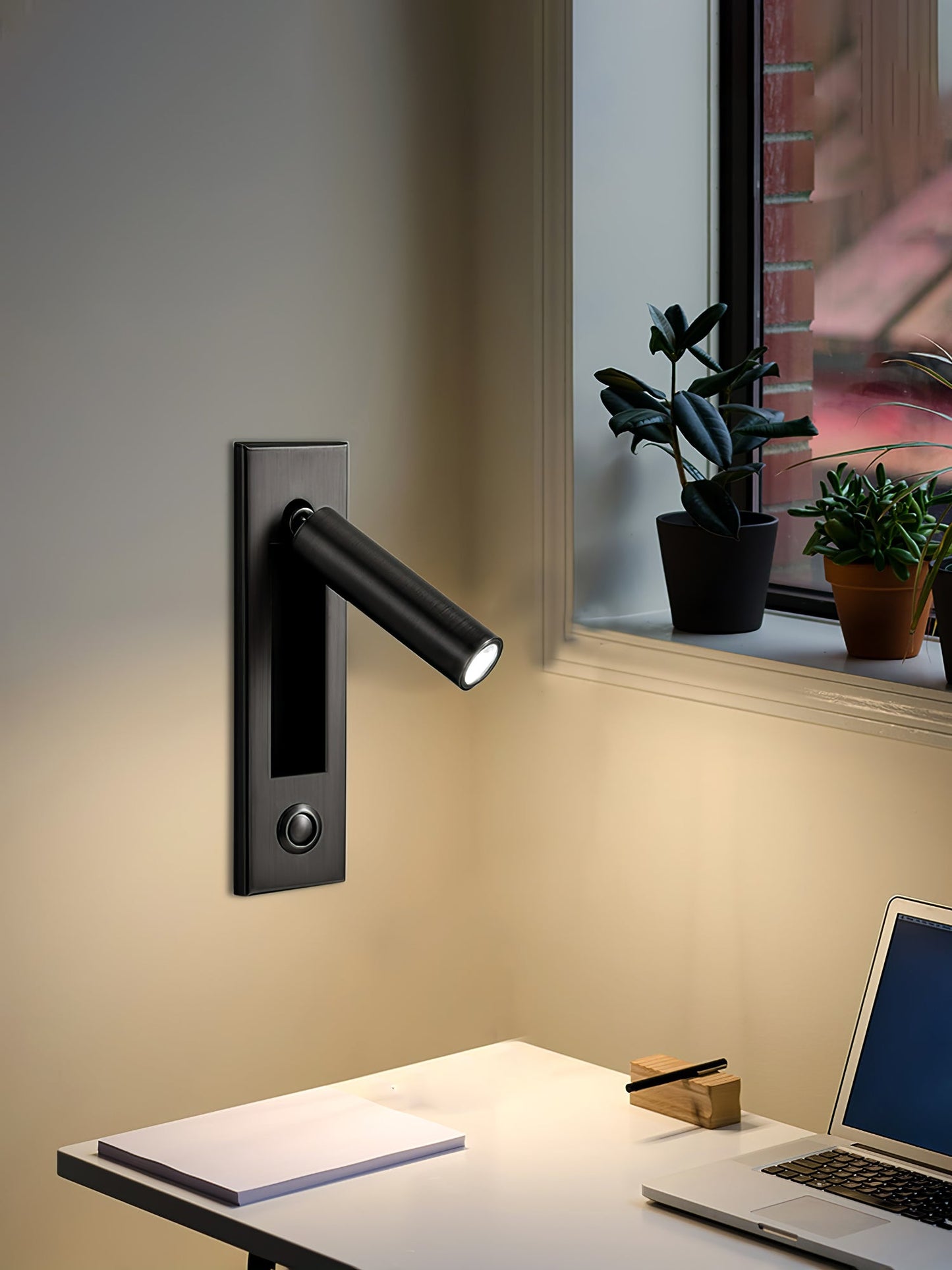 Inset Bedside Reading Wall Light