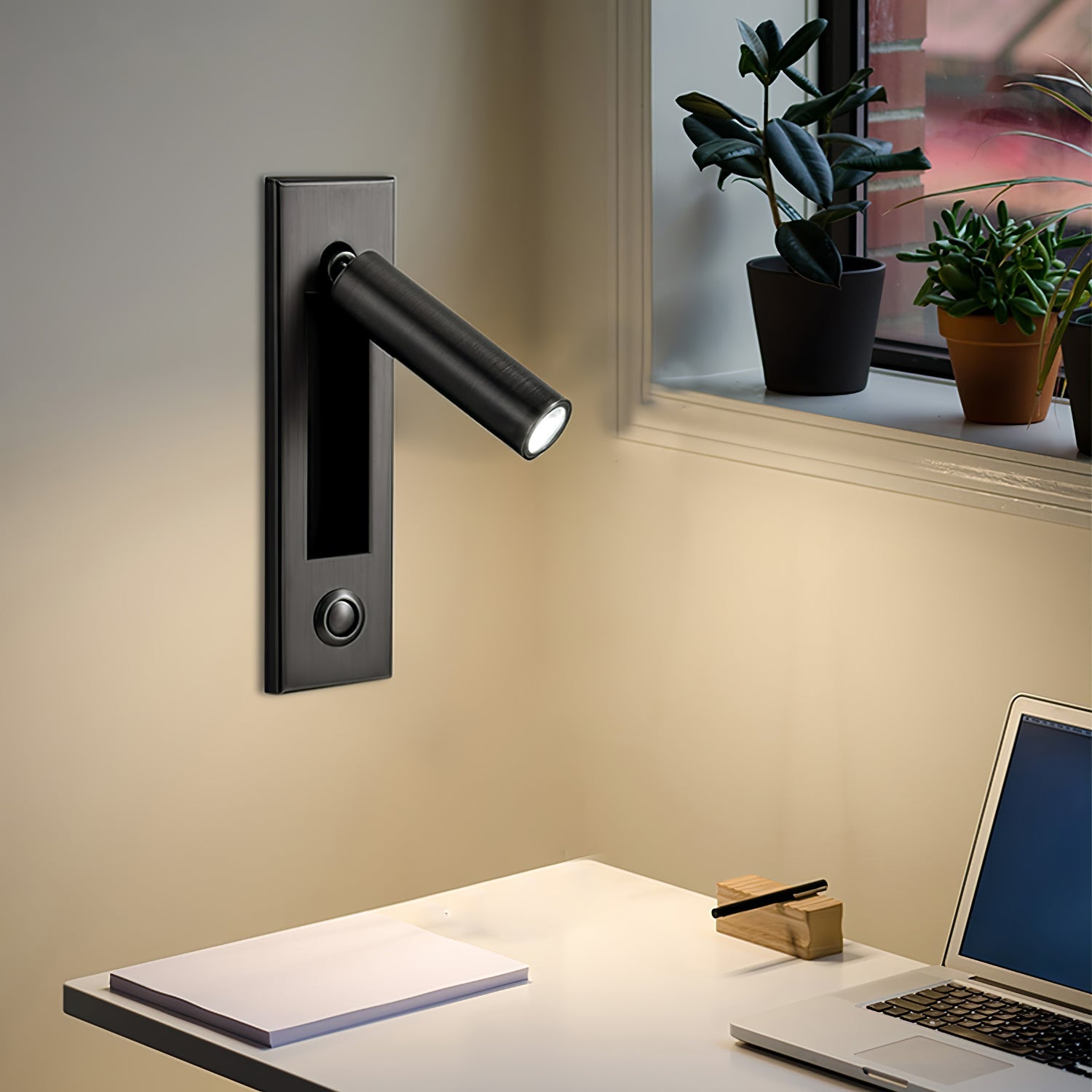 Inset Bedside Reading Wall Light
