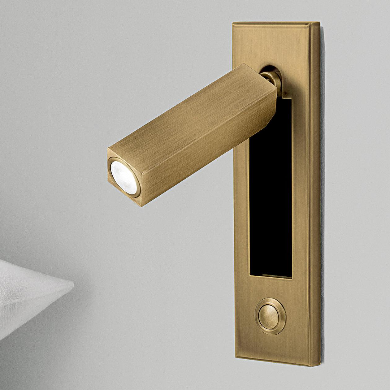 Inset Bedside Reading Wall Light