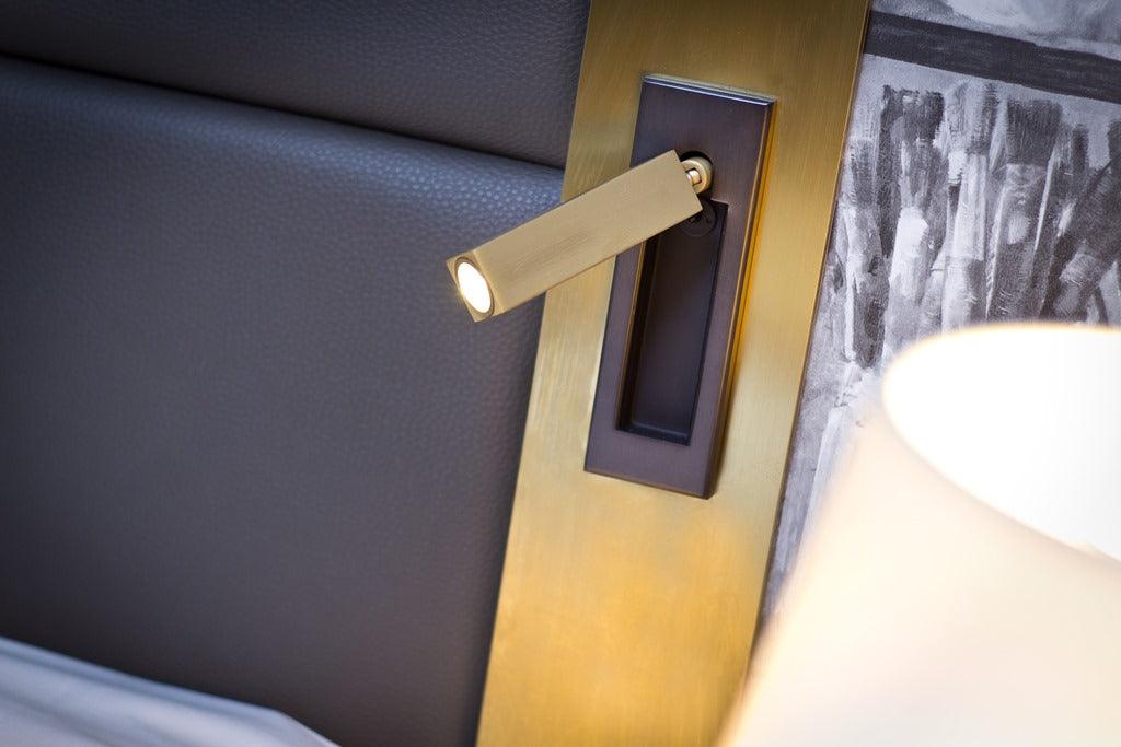 Inset Bedside Reading Wall Light