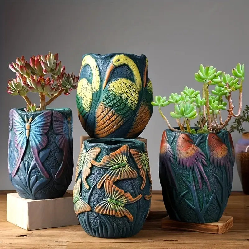 Handcrafted Decorative Planter Set