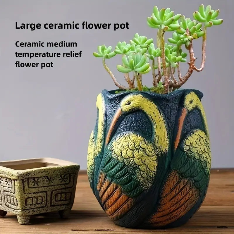 Handcrafted Decorative Planter Set