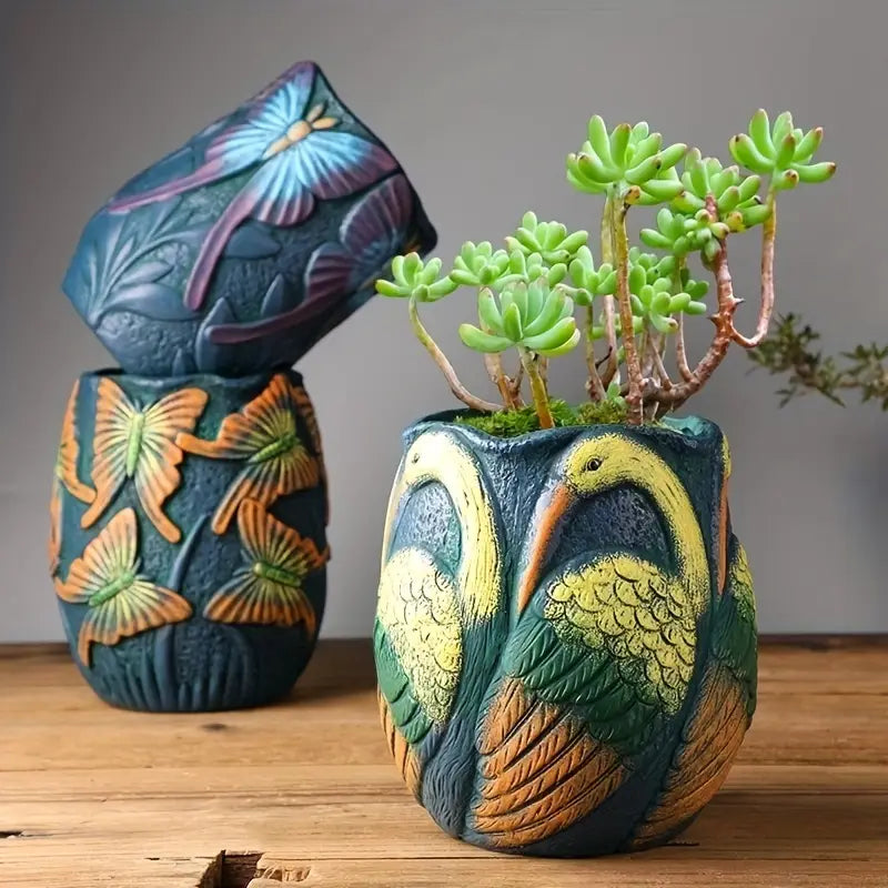 Handcrafted Decorative Planter Set