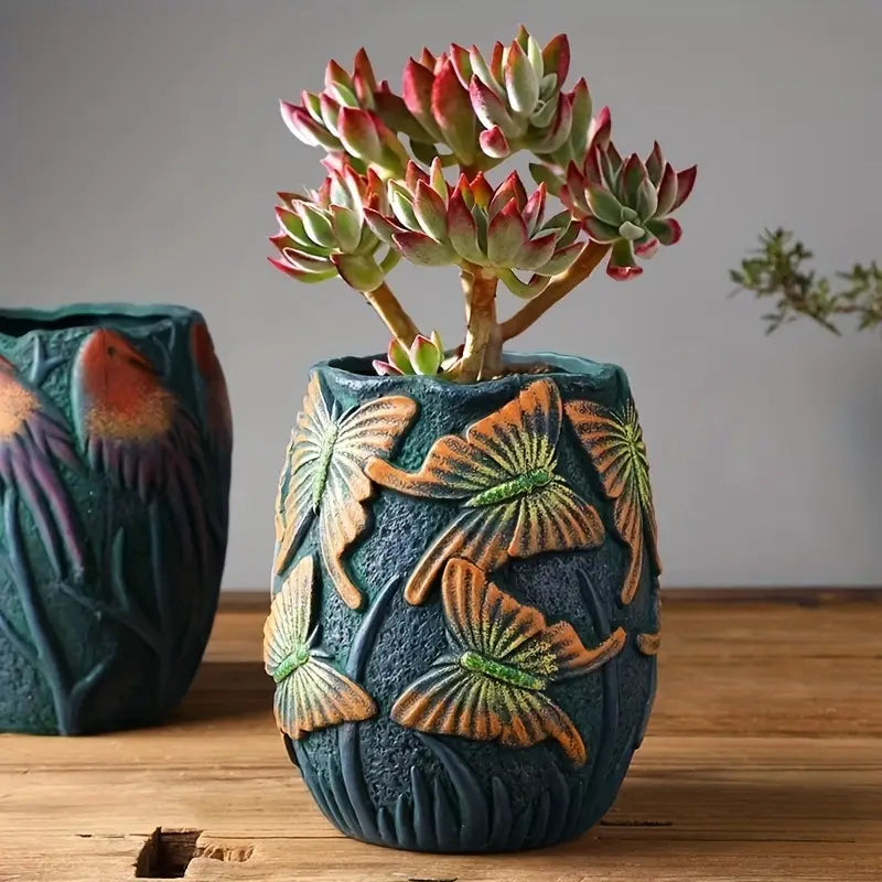 Handcrafted Decorative Planter Set