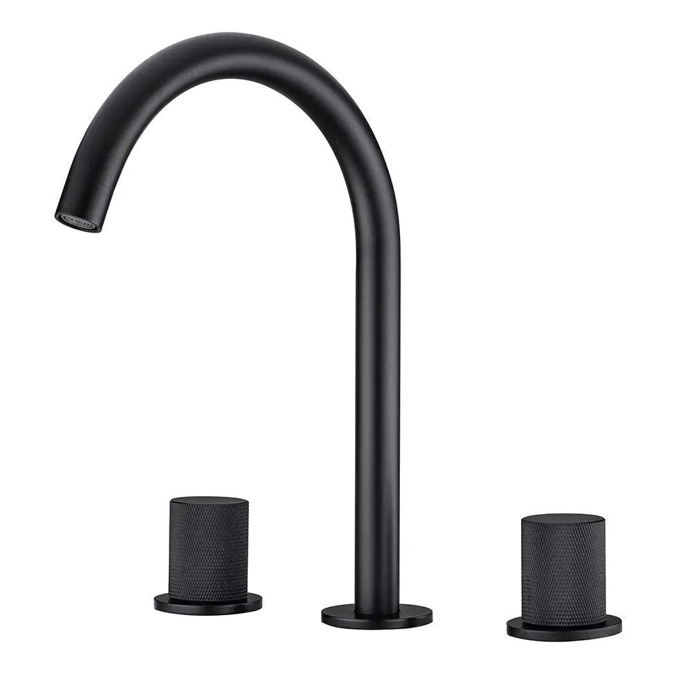 Evelina - Deck Mounted Bathroom Sink Faucets BO-HA Matte Black