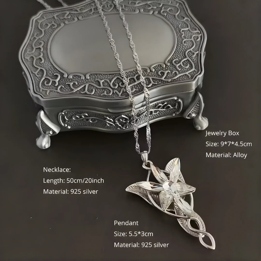 Evenstar of Alfheim Pendant Necklace – 925 Sterling Silver