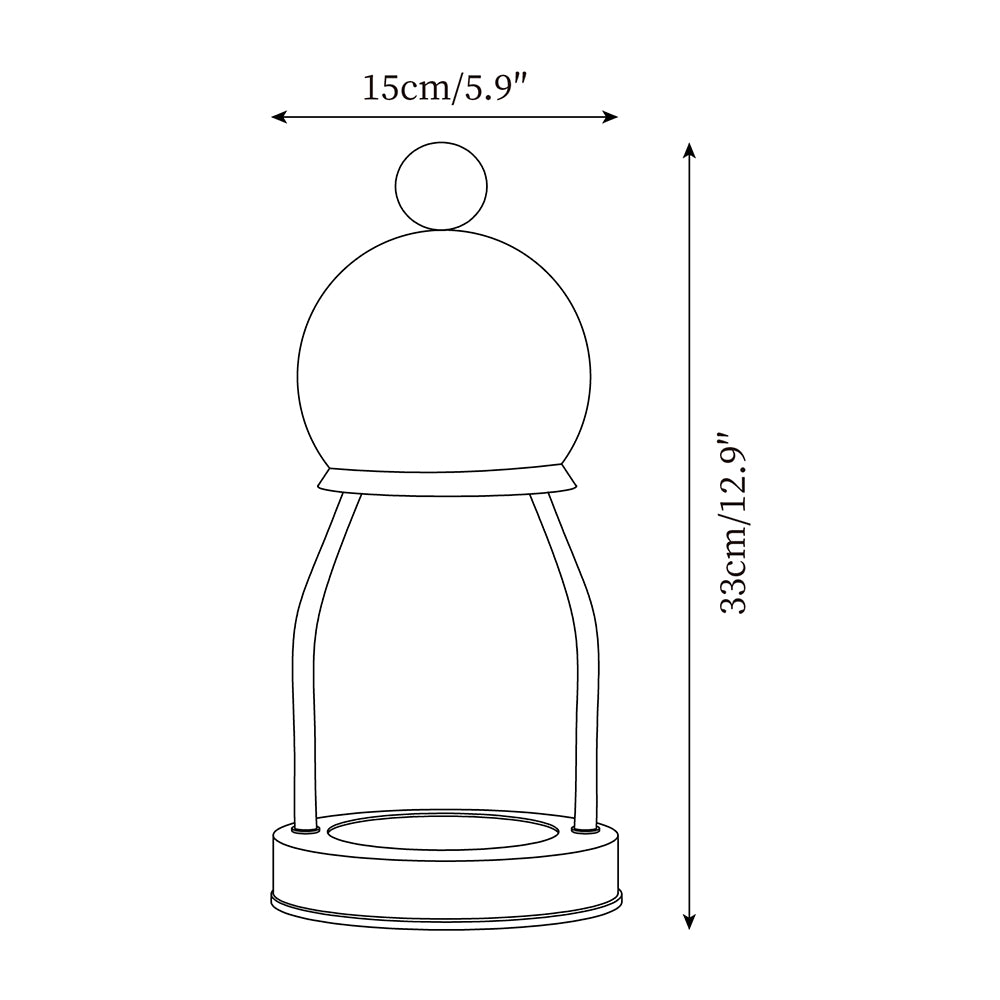 Hat Dome Candle Warmer Lamp