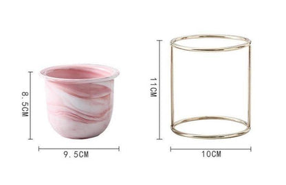 Marble Finish Ceramic Planter Pot
