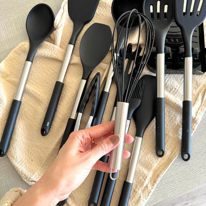 Silicone Kitchen Utensils | Modern Cooking Tool Set