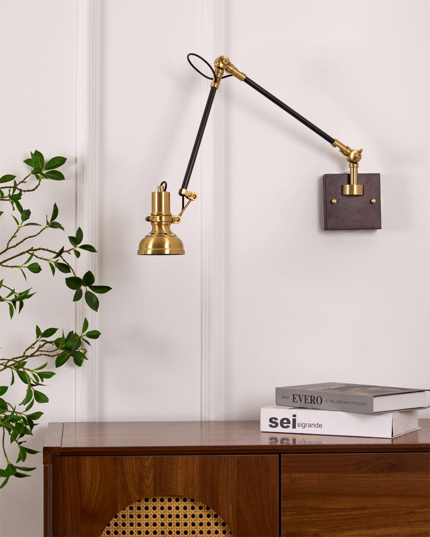 Adjustable Wall Light | Swing Arm Extension Metal Sconce Lamp