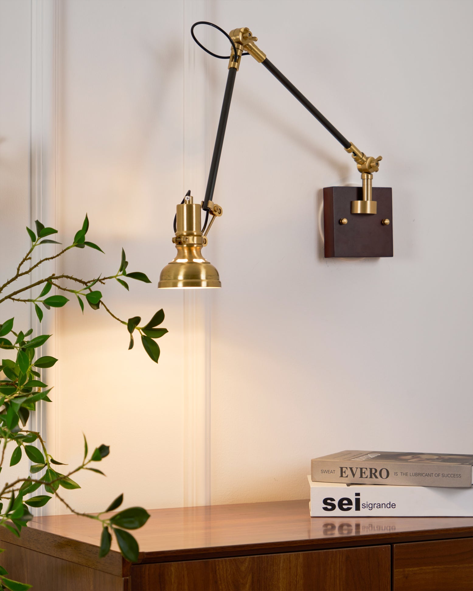 Adjustable Wall Light | Swing Arm Extension Metal Sconce Lamp
