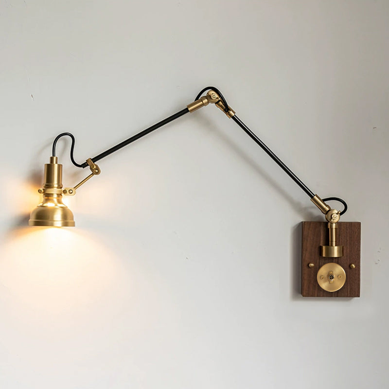Adjustable Wall Light | Swing Arm Extension Metal Sconce Lamp