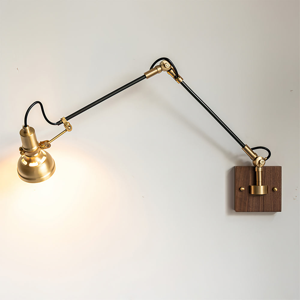 Adjustable Wall Light | Swing Arm Extension Metal Sconce Lamp