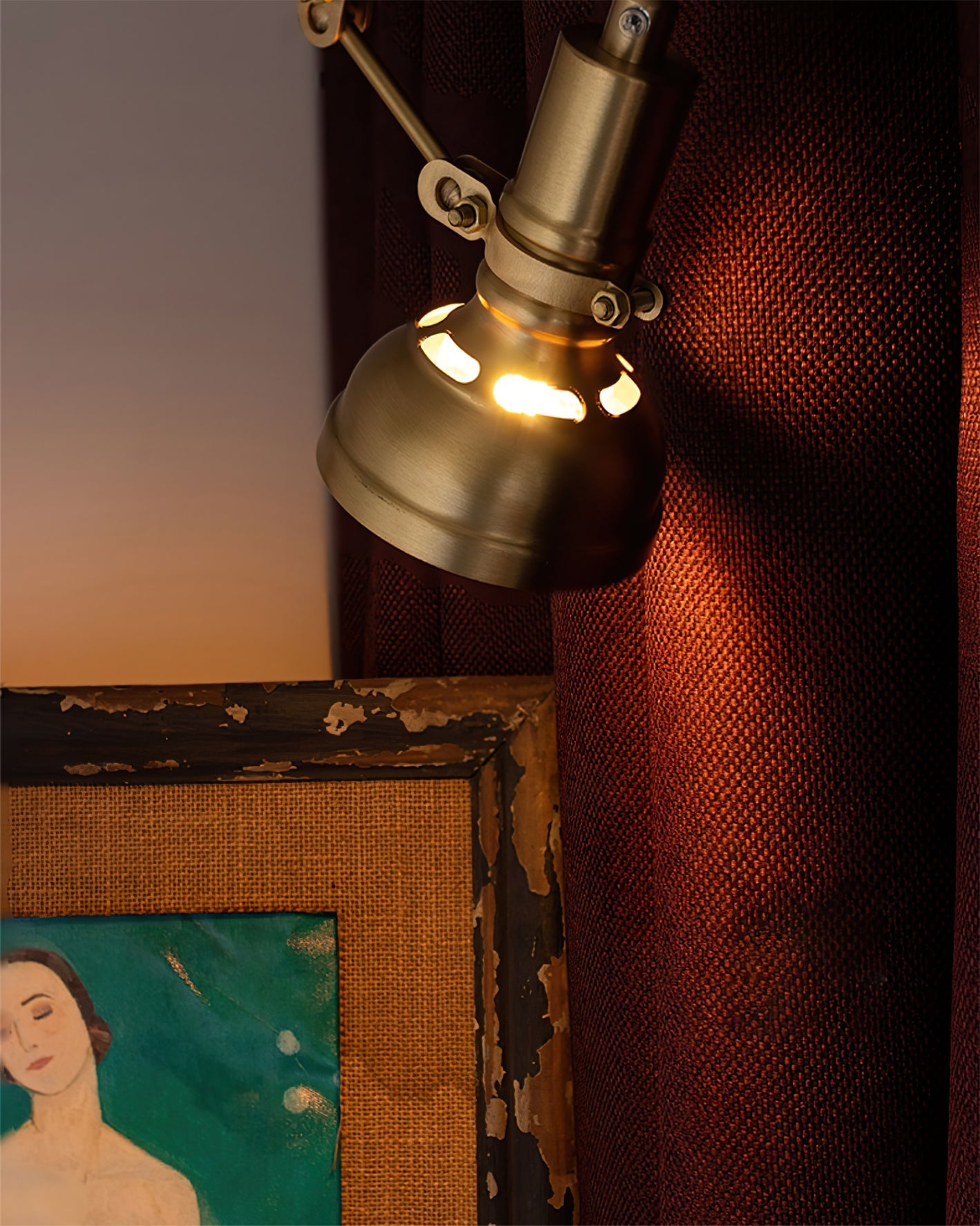 Adjustable Wall Light | Swing Arm Extension Metal Sconce Lamp
