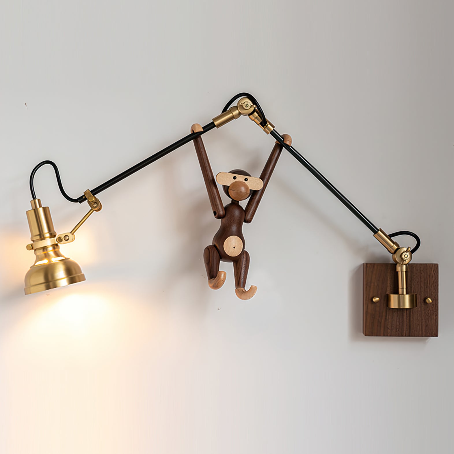 Adjustable Wall Light | Swing Arm Extension Metal Sconce Lamp