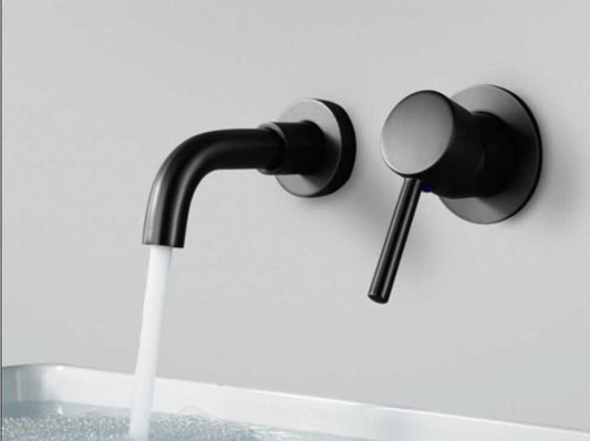 Katri - Wash Basin Bathroom Sink Faucets BO-HA Matte Black 150 mm