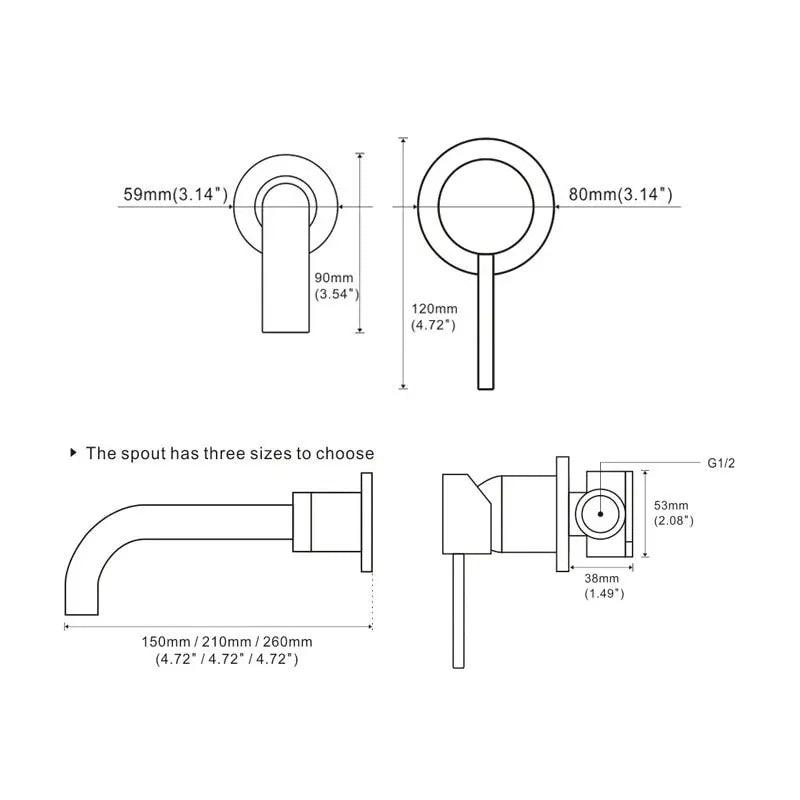 Katri - Wash Basin Bathroom Sink Faucets BO-HA