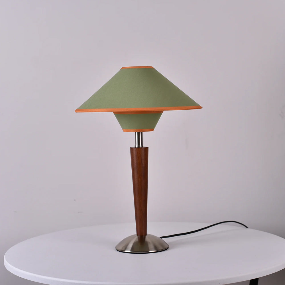 Retro Wooden Table Lamp - Classic Design