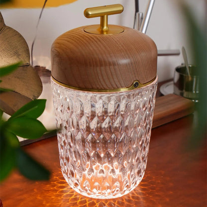 Crystal Glass LED Table Lamp
