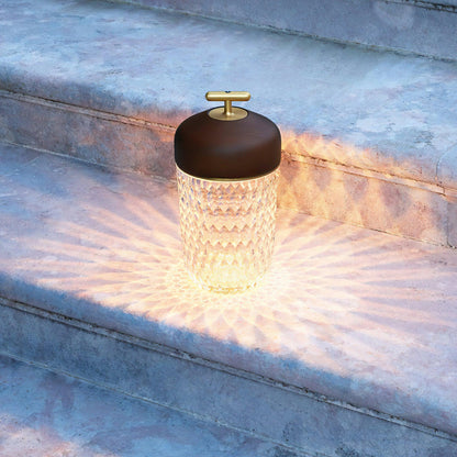 Crystal Glass LED Table Lamp