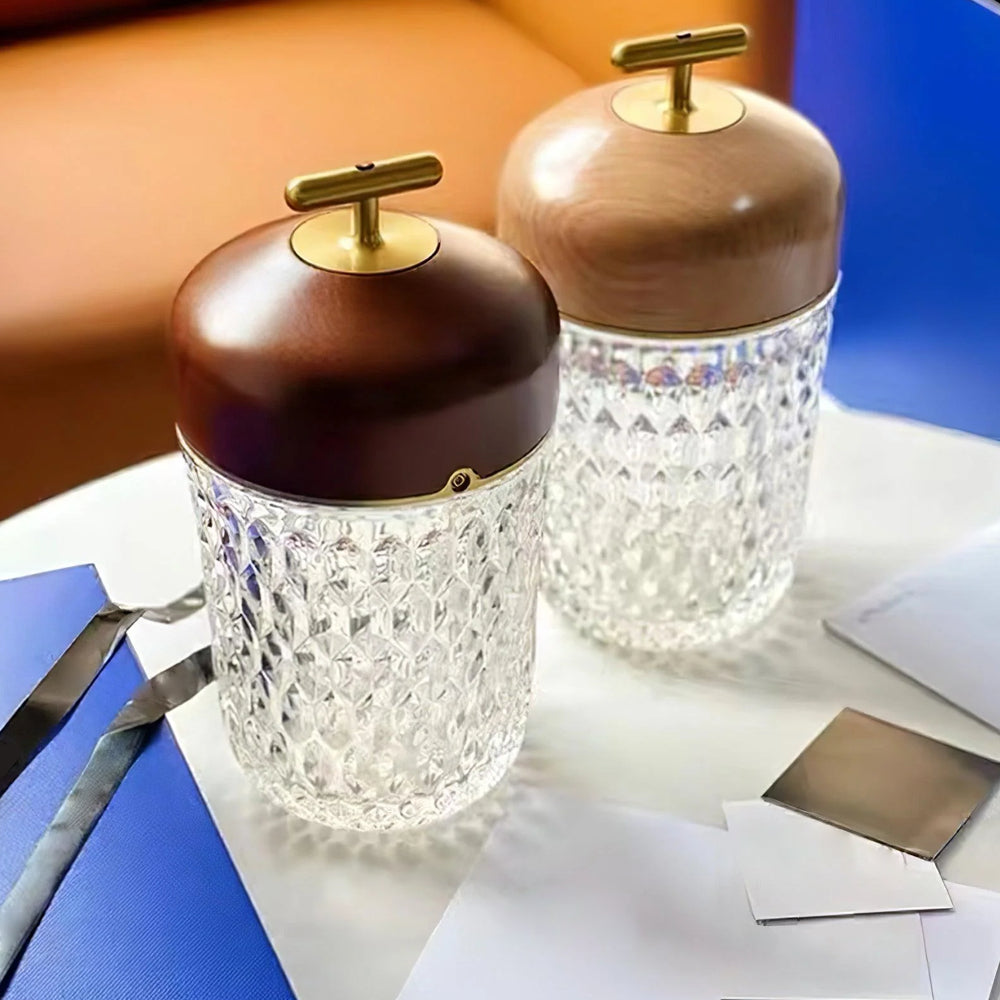 Crystal Glass LED Table Lamp
