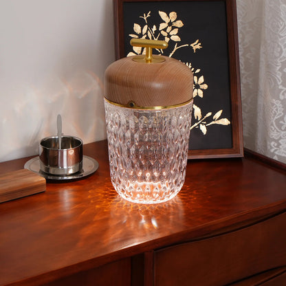 Crystal Glass LED Table Lamp
