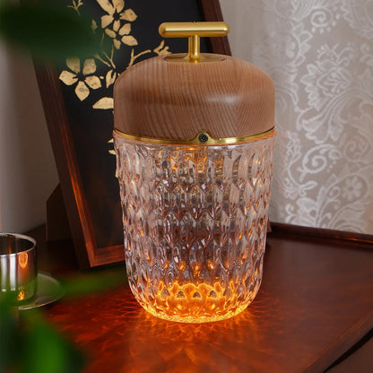 Crystal Glass LED Table Lamp