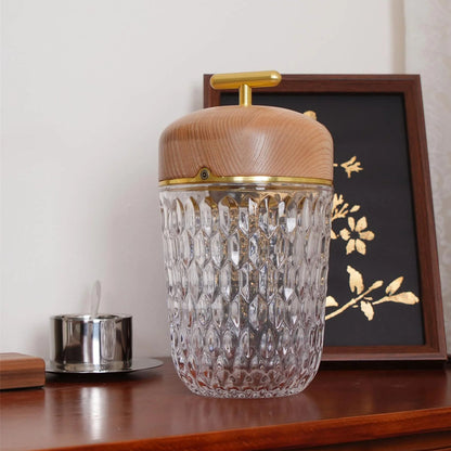 Crystal Glass LED Table Lamp