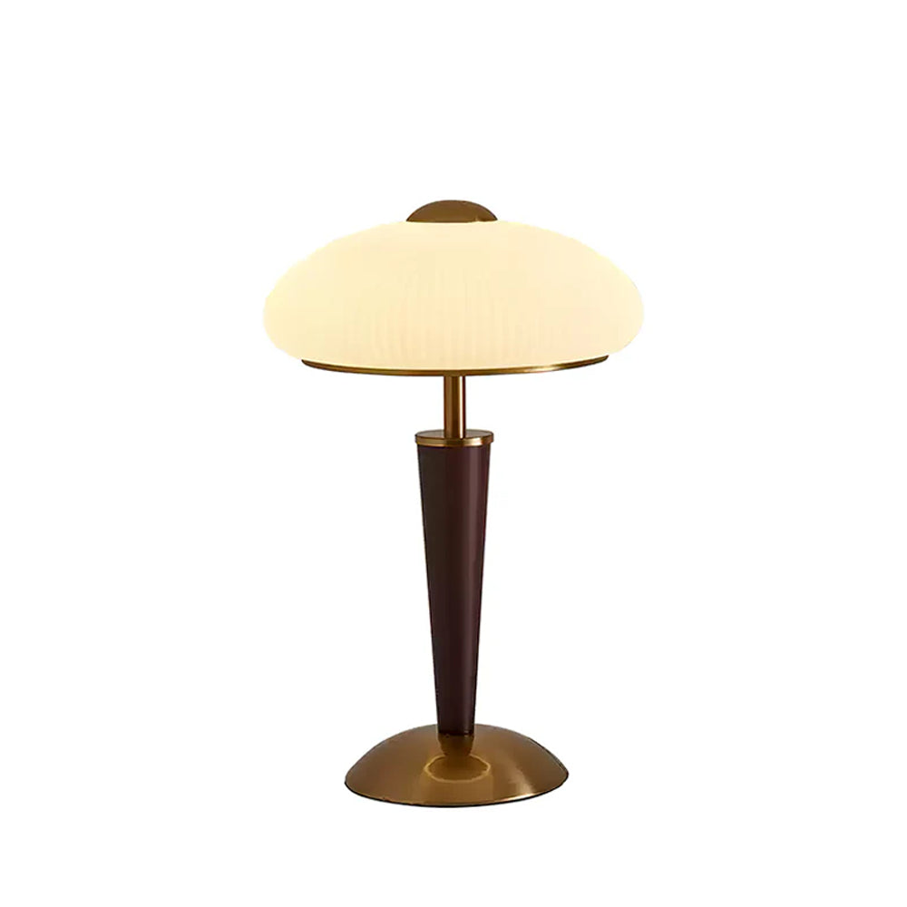 Mid-Century Wooden Table Lamp