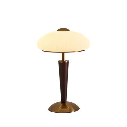 Mid-Century Wooden Table Lamp