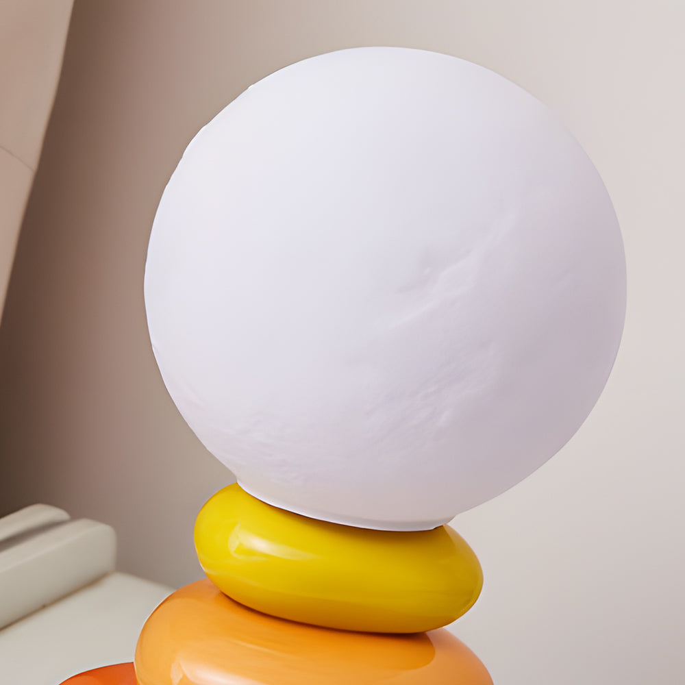 Layered Stone Ceramic Table Lamp