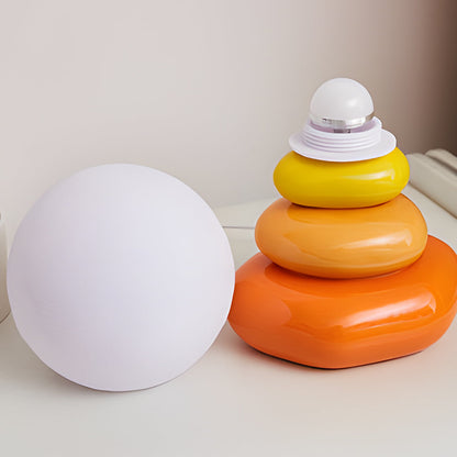 Stacked Stone Ceramic Table Lamp