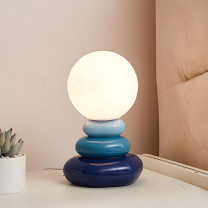 Layered Stone Ceramic Table Lamp