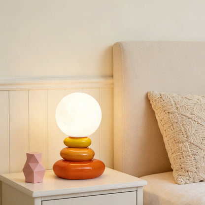 Stacked Stone Ceramic Table Lamp