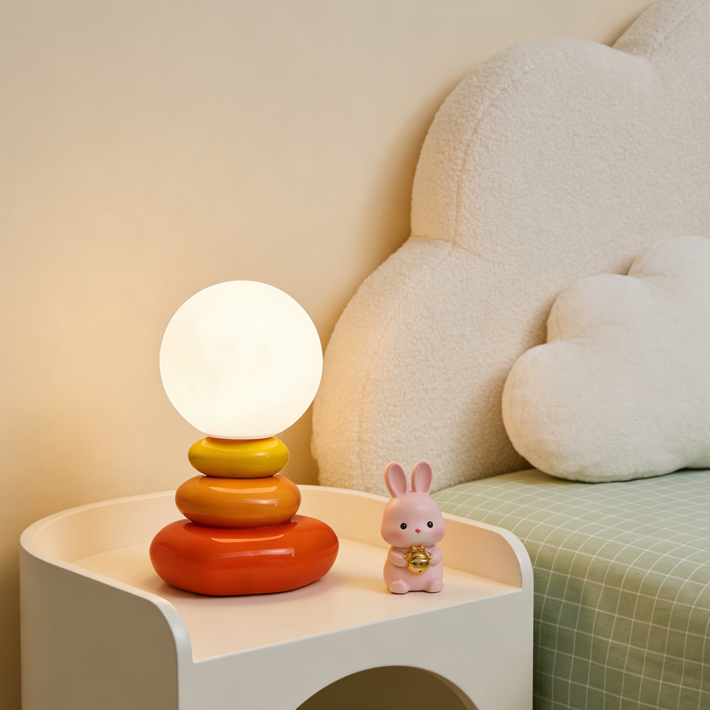 Stacked Stone Ceramic Table Lamp