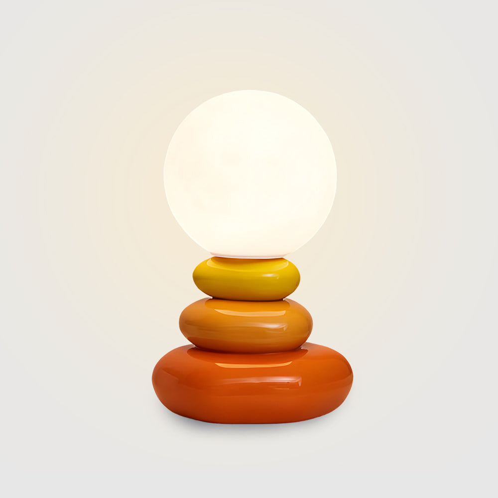 Layered Stone Ceramic Table Lamp