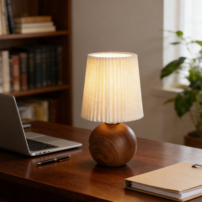 Minimalist Ceramic Fabric Table Lamp