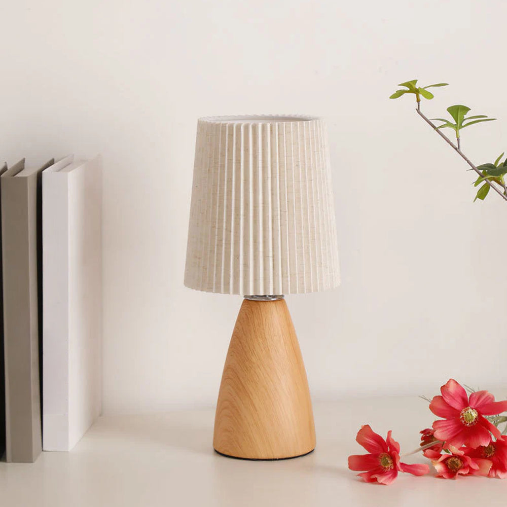 Minimalist Ceramic Fabric Table Lamp