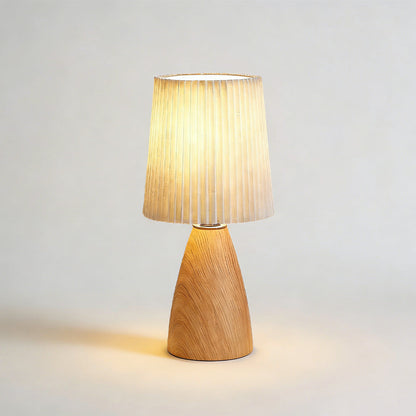 Minimalist Ceramic Fabric Table Lamp
