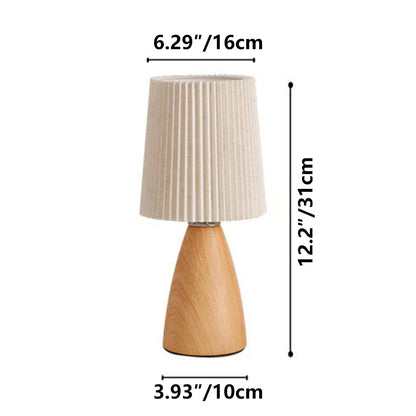 Minimalist Ceramic Fabric Table Lamp
