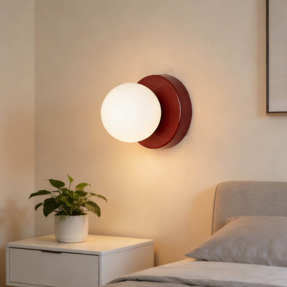 Glass Dome LED Wall Light